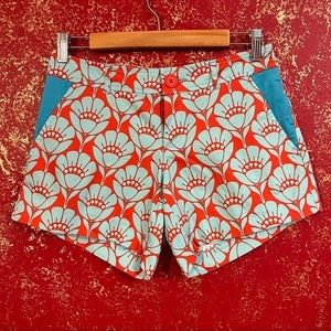 Tracy Negoshian Bloom Coral Womens Shorts 2